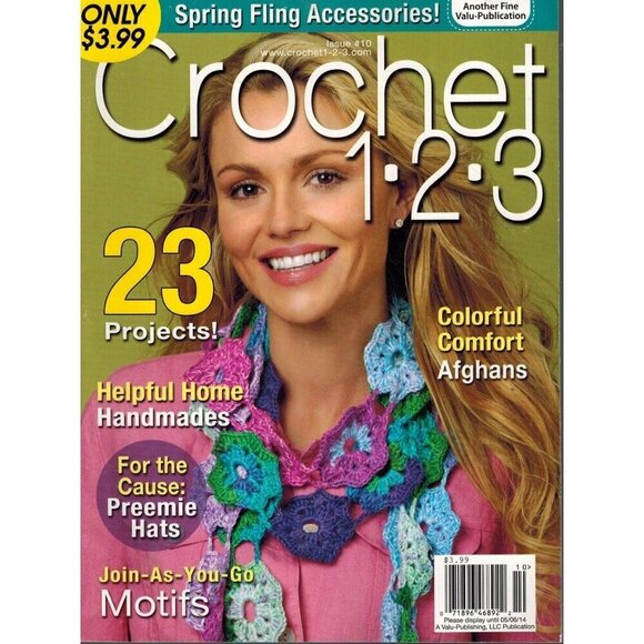 CROCHET 1 2 3 ISSUE # 10, 2014 Single_Issue_Magazine - Picture 1 of 1